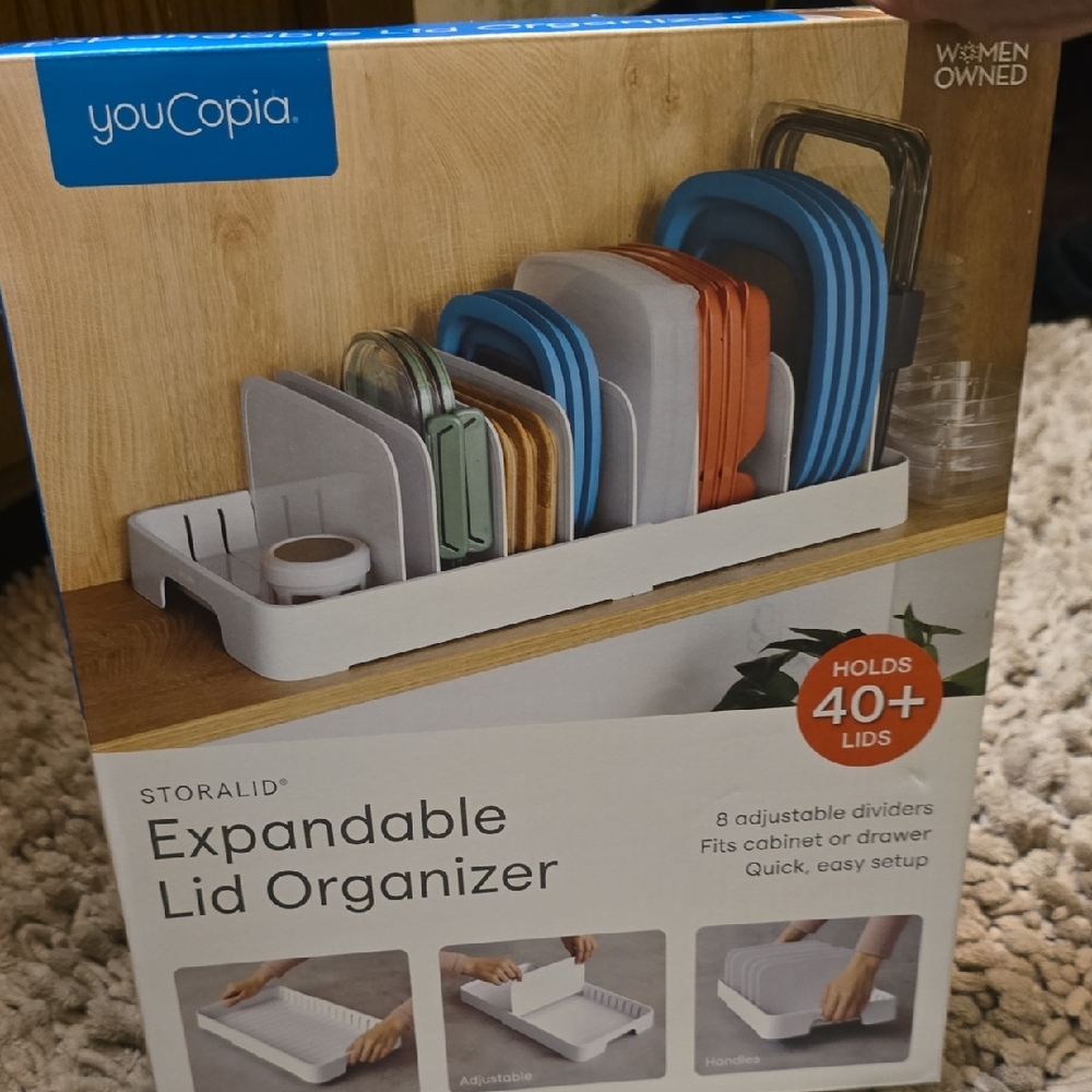 YouCopia Expandable Lid‎ Organizer